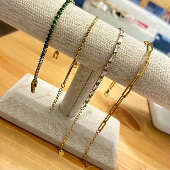 Bracelets stainless steel + PVD plated - Picture 2 of 4